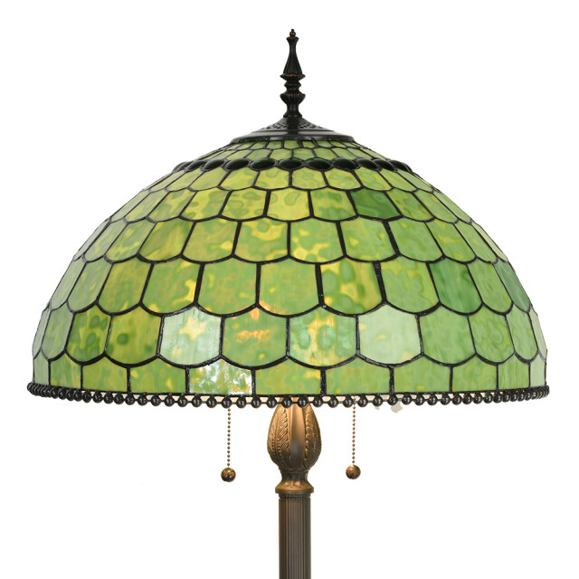 LumiLamp Tiffany vloerlamp Ø 51x165 cm glas staande lamp 1095372 large