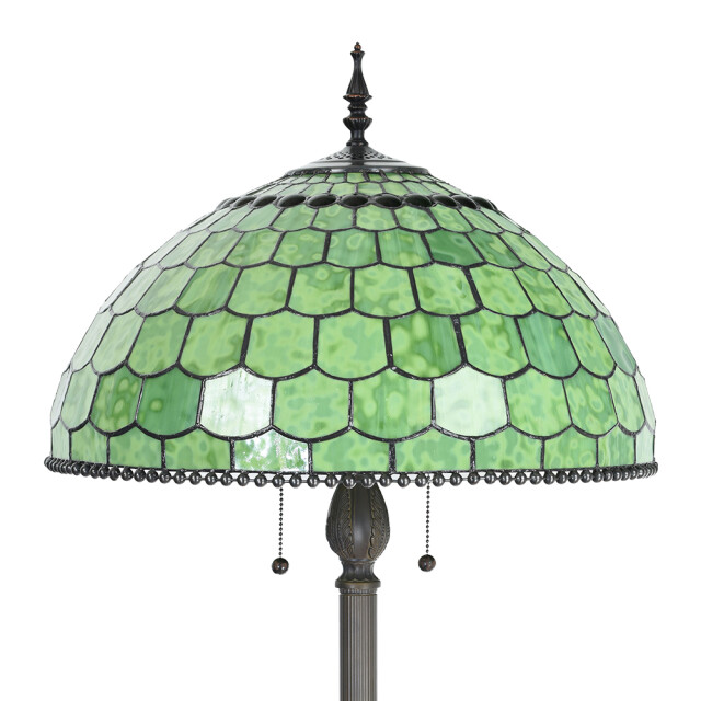 LumiLamp Tiffany vloerlamp Ø 51x165 cm glas staande lamp 1095372 large