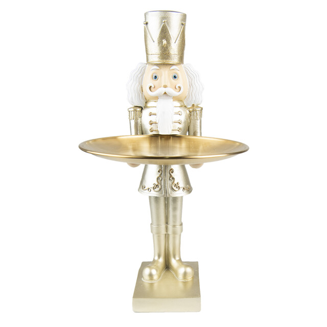 Clayre & Eef Beeld notenkraker 35 cm polyresin kerstdecoratie 2039239 large