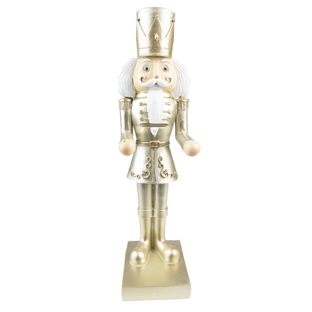 Clayre & Eef Beeld notenkraker 35 cm polyresin kerstdecoratie 2039239 large