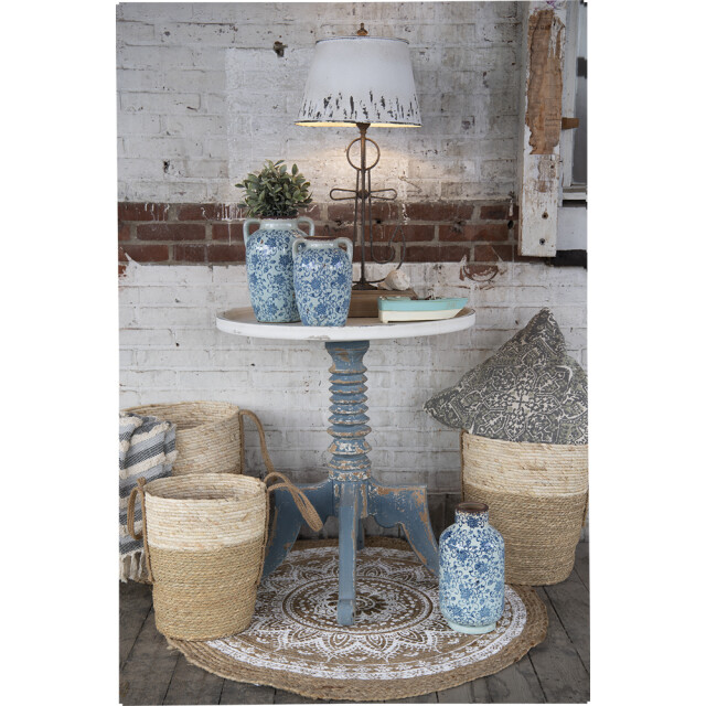 Clayre & Eef Bijzettafel Ø 70x77 cm hout sidetable 1851671 large
