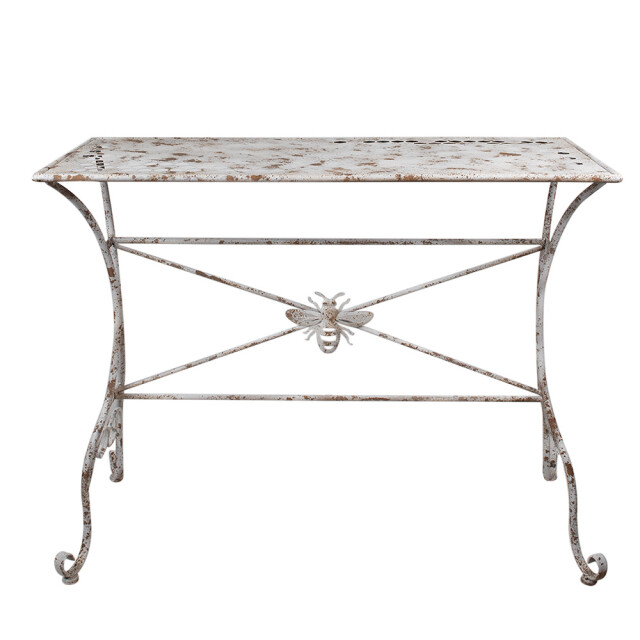 Clayre & Eef Tuintafel 112x50x86 cm bruin ijzer bij 2916406 large