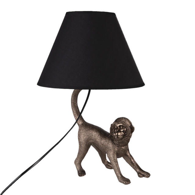 Clayre & Eef Tafellamp aap 29x27x43 cm polyresin bureaulamp 1387319 large