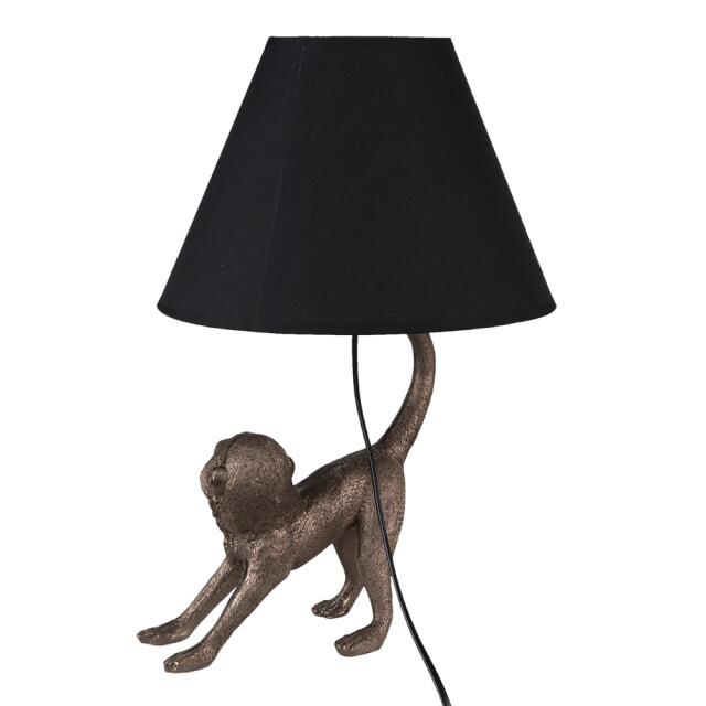 Clayre & Eef Tafellamp aap 29x27x43 cm polyresin bureaulamp 1387319 large
