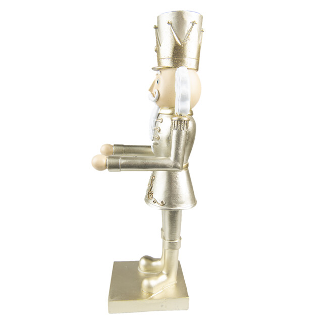 Clayre & Eef Beeld notenkraker 35 cm polyresin kerstdecoratie 2039239 large