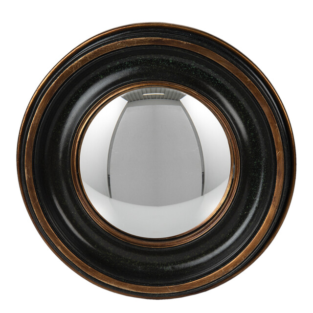Clayre & Eef Spiegel Ø 29 cm kunststof rond bolle spiegel 2036240 large