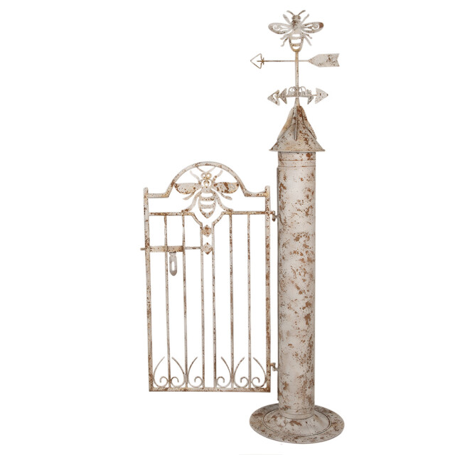 Clayre & Eef Tuinpoort 164x40x172 cm bruin ijzer tuindecoratie 2927773 large
