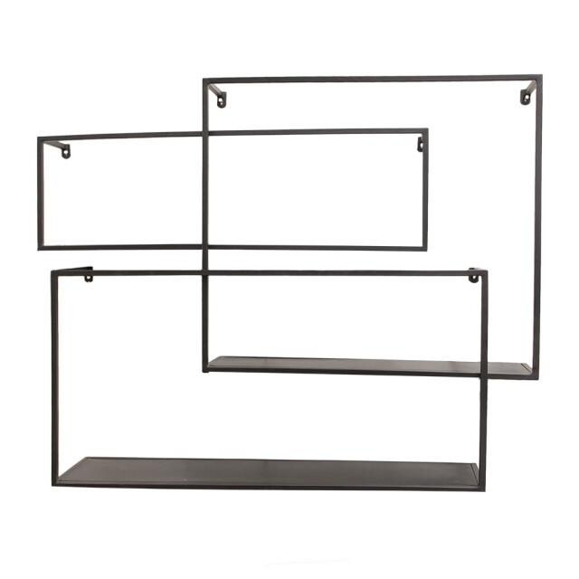 Clayre & Eef Wandrek set van 3 ijzer muurrek 2610828 large