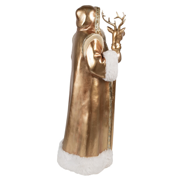 Clayre & Eef Kerstdecoratie beeld kerstman 50 cm kunststof 2959589 large