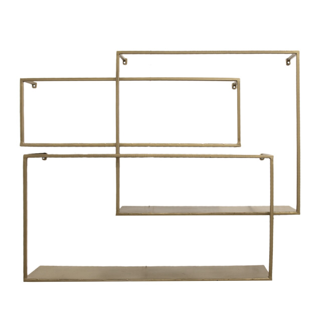 Clayre & Eef Wandrek set van 3 ijzer muurrek 2610948 large