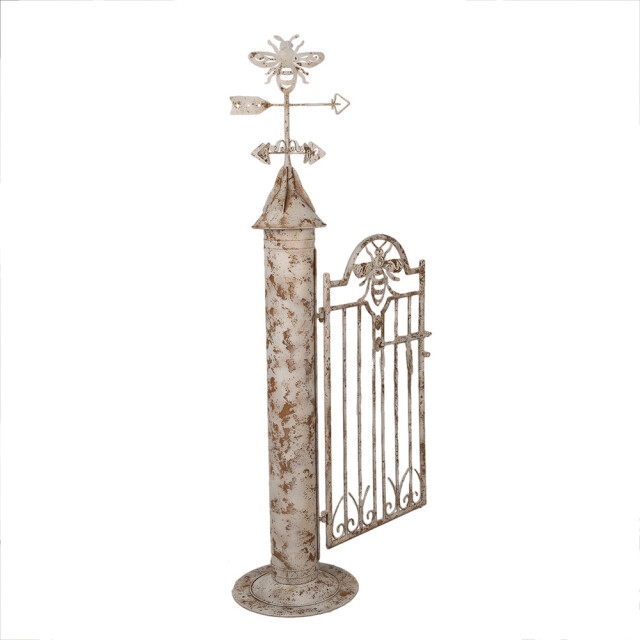 Clayre & Eef Tuinpoort 164x40x172 cm bruin ijzer tuindecoratie 2927773 large