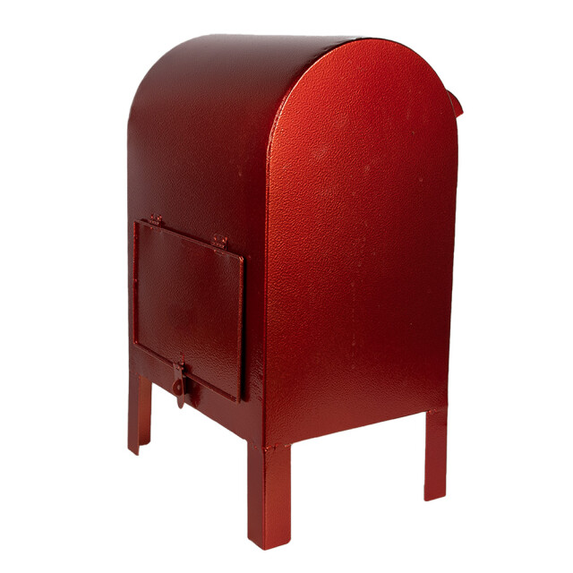 Clayre & Eef Kerstdecoratie brievenbus 21x19x34 cm metaal 2958709 large