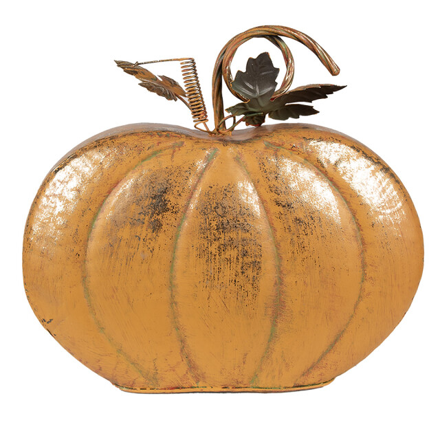 Clayre & Eef Decoratie pompoen 34x15x32 cm ijzer 2912526 large
