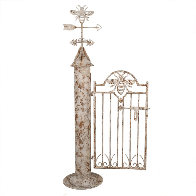 Clayre & Eef Tuinpoort 164x40x172 cm bruin ijzer tuindecoratie 2927773 large