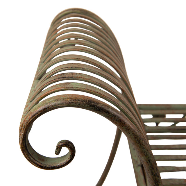Clayre & Eef Tuinbank 142x41x66 cm ijzer bank buiten 2071874 large