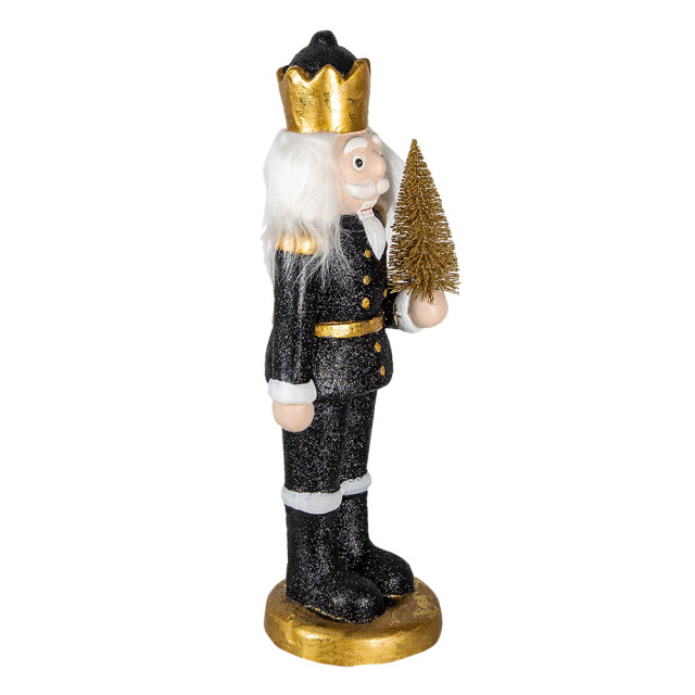 Clayre & Eef Beeld notenkraker 50 cm polyresin kerstdecoratie 1548947 large