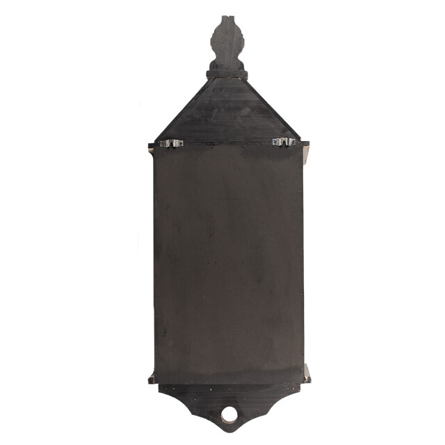 Clayre & Eef Wandkast 35x17x89 cm hout glas opbergkast 2435601 large