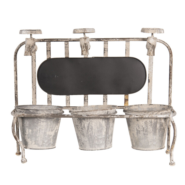 Clayre & Eef Planthouder 42x15x33 cm ijzer rechthoek bloempot 1093874 large