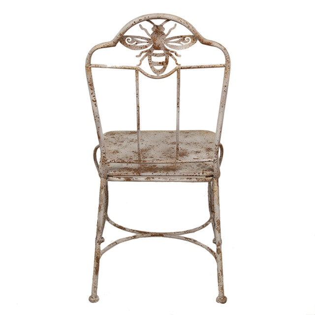 Clayre & Eef Tuinstoel 47x47x91 cm bruin ijzer 2927774 large