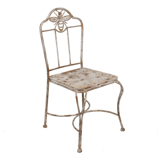 Clayre & Eef Tuinstoel 47x47x91 cm bruin ijzer 2927774 large