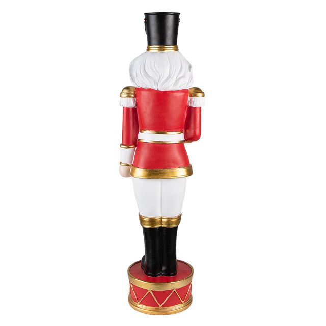Clayre & Eef Beeld notenkraker 82 cm wit steen kerstdecoratie 2201598 large