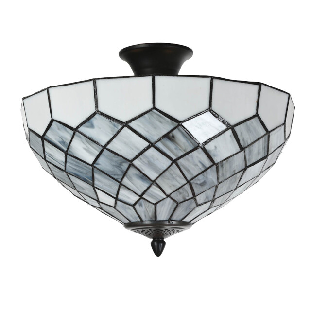 LumiLamp Plafondlamp tiffany Ø 41x24 cm glas tiffany lampen 2795667 large