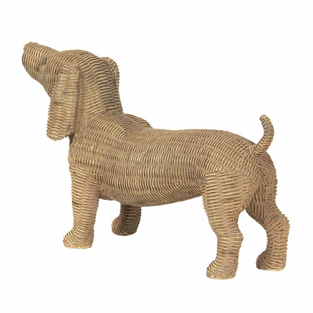 Clayre & Eef Decoratie beeld hond 39x14x24 cm kunststof 2976271 large