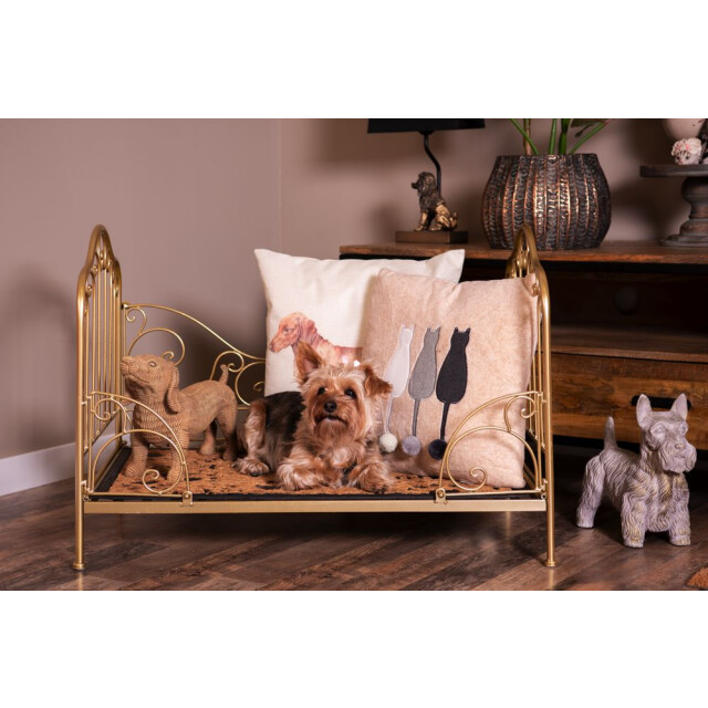 Clayre & Eef Decoratie beeld hond 39x14x24 cm kunststof 2976271 large