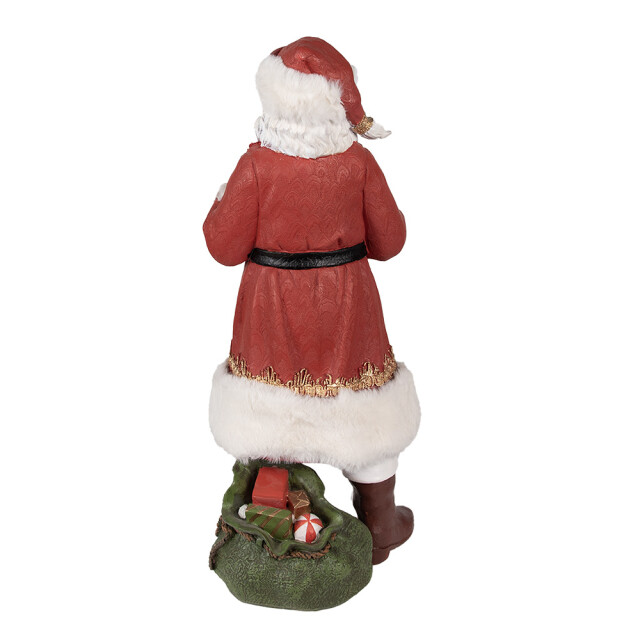Clayre & Eef Beeld kerstman 21x18x45 cm polyresin 2584602 large