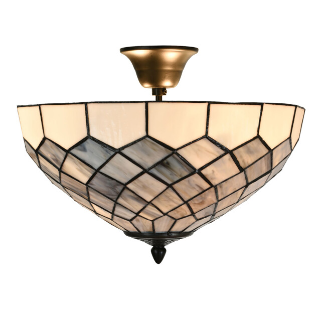 LumiLamp Plafondlamp tiffany Ø 41x24 cm glas tiffany lampen 2795667 large