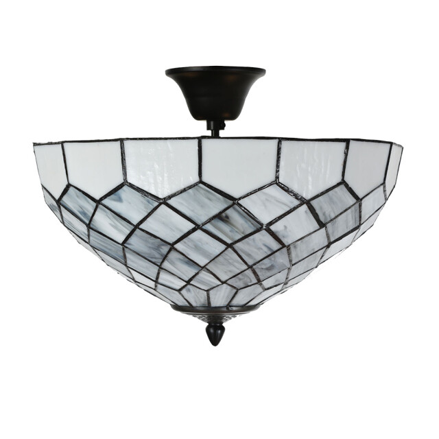 LumiLamp Plafondlamp tiffany Ø 41x24 cm glas tiffany lampen 2795667 large