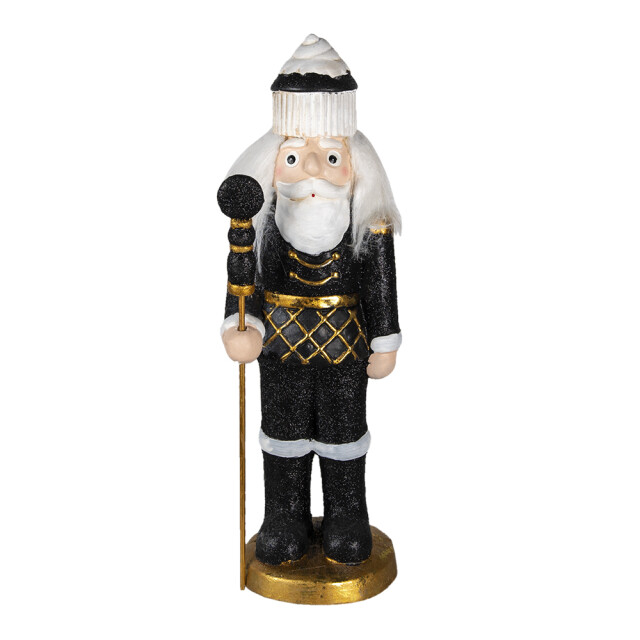 Clayre & Eef Beeld notenkraker 50 cm polyresin kerstdecoratie 1548946 large