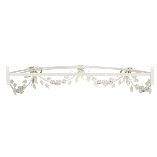 Clayre & Eef Bedhemel 85x48x20 cm ijzer bloemen klamboe houder 2649647 large