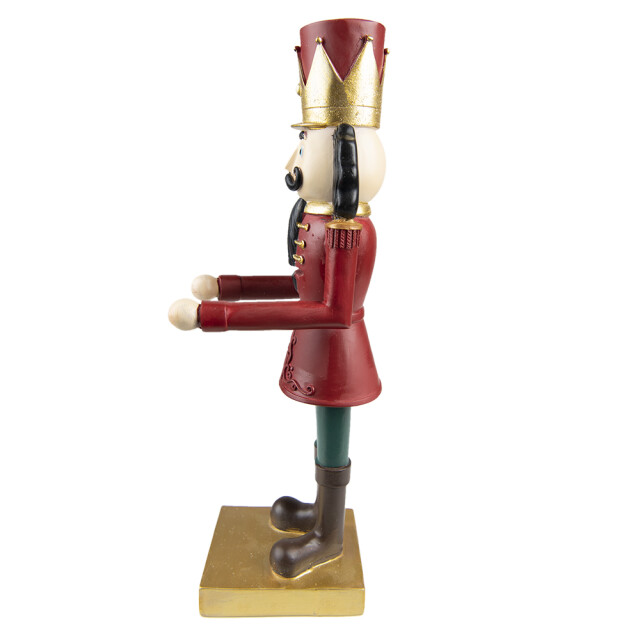 Clayre & Eef Beeld notenkraker 35 cm polyresin kerstdecoratie 2039237 large