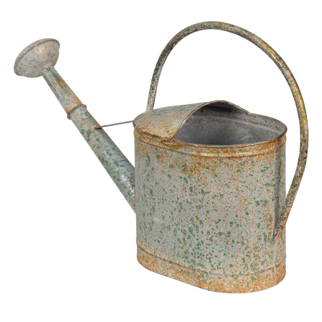 Clayre & Eef Decoratie gieter 50x16x33 cm groen metaal plantengieter 1984278 large