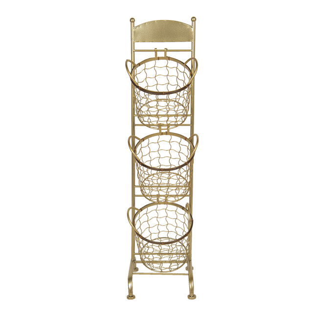Clayre & Eef Mandenrek 30x25x98 cm ijzer keukenrek 1260085 large