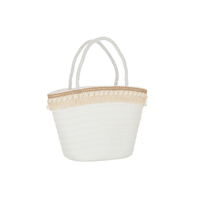 J-Line strandtas schelpen schelpen papier 49x10x49cm 3006655 large