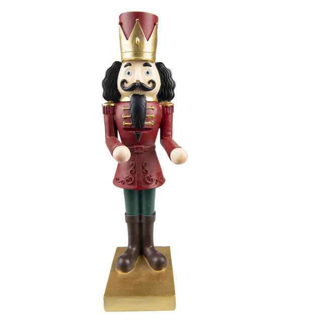 Clayre & Eef Beeld notenkraker 35 cm polyresin kerstdecoratie 2039237 large