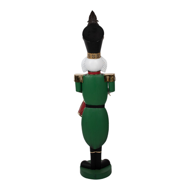 Clayre & Eef Kerstdecoratie beeld notenkraker 24x30x121 cm ijzer 2938335 large