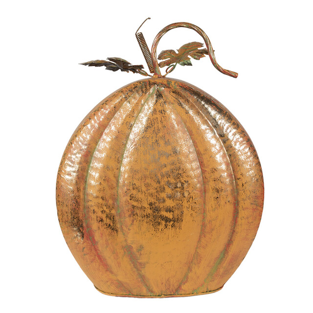 Clayre & Eef Decoratie pompoen 34x15x42 cm ijzer 2913223 large