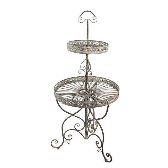 Clayre & Eef Planthouder etagère 137 cm ijzer rond plantentafel 2709830 large
