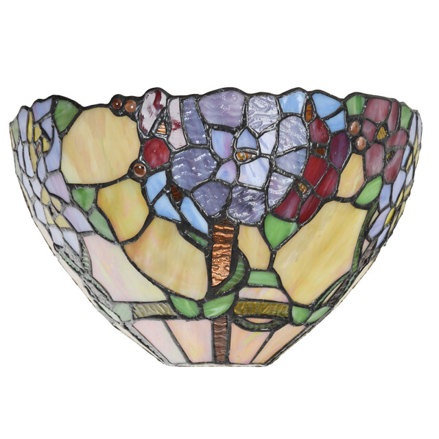 LumiLamp Wandlamp tiffany 30x15x18 cm beige glas tiffany lampen 2795686 large