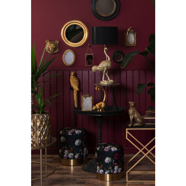 Clayre & Eef Bijzettafel 40x40x55 cm ijzer hout vierkant 1259990 large