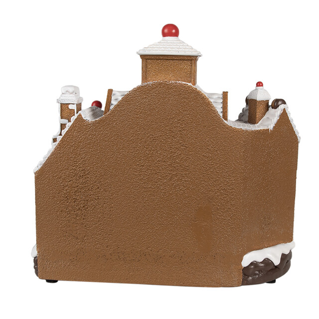 Clayre & Eef Kerstdecoratie met led-verlichting en muziek 33x17x30 cm 2940625 large