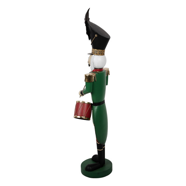 Clayre & Eef Kerstdecoratie beeld notenkraker 24x30x121 cm ijzer 2938335 large