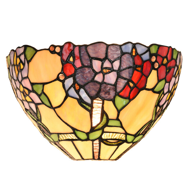 LumiLamp Wandlamp tiffany 30x15x18 cm beige glas tiffany lampen 2795686 large