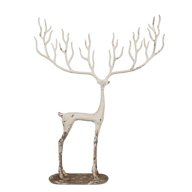 Clayre & Eef Decoratie beeld set van 3 hert 51x11x64 / 23x7x43 / 16x6x28 cm 3012770 large