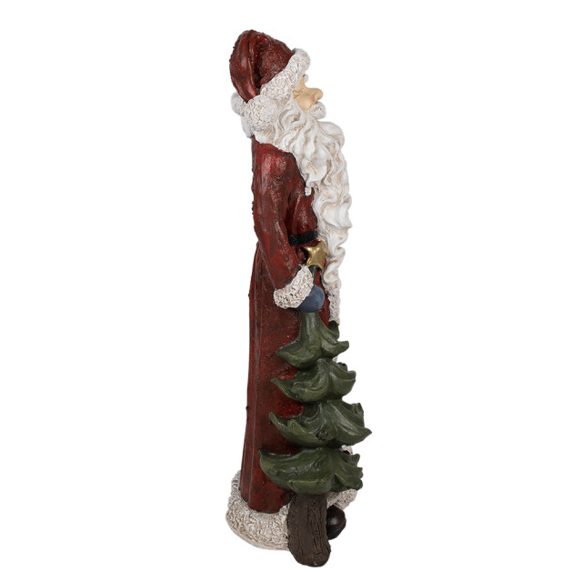 Clayre & Eef Beeld kerstman 45x33x104 cm polyresin kerstdecoratie 2584887 large