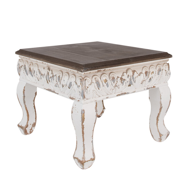 Clayre & Eef Bijzettafel 40x40x33 cm bruin hout 2789901 large
