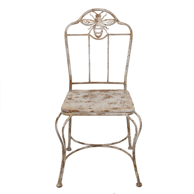 Clayre & Eef Tuinstoel 47x47x91 cm bruin ijzer 2927774 large